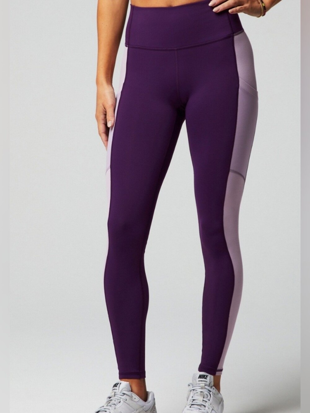 Fabletics On The Go Powerhold High Waisted Leggings Women Size Medium Short New